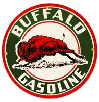 Buffalo Gasoline Emaille Bord 12" / 30 cm