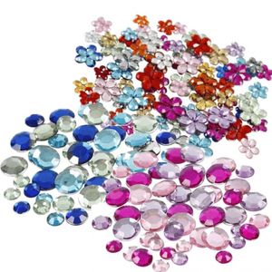 Plak diamantjes/steentjes mix set 972 stuks