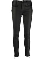 LIU JO pantalon en cuir artificiel à coupe skinny - Noir