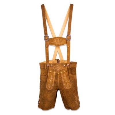 Lederhose Lichtbruin Leo Luxe