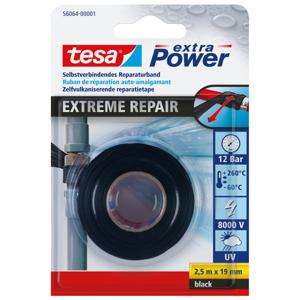 tesa EXTREME REPAIR 56064-00001-00 Reparatietape tesa extra Power Zwart (l x b) 2.5 m x 19 mm 1 stuk(s)