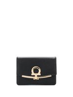 Ferragamo petit portefeuille Gancini - Noir