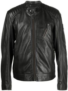 Belstaff veste en cuir à manches longues - Noir