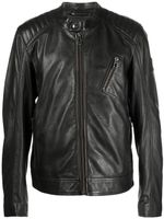 Belstaff veste en cuir à manches longues - Noir - thumbnail