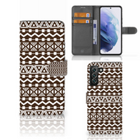 Samsung Galaxy S22 Plus Telefoon Hoesje Aztec Brown