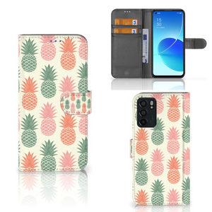 OPPO Reno6 5G Book Cover Ananas