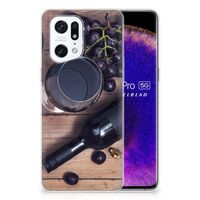 OPPO Find X5 Pro Siliconen Case Wijn