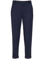 Balmain pantalon de costume à coupe fuselée - Bleu