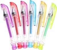 Moses gelpennen glitter set á 6 stuks