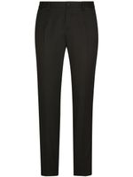 Dolce & Gabbana pantalon de smoking en laine stretch - Noir - thumbnail