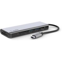 Belkin CONNECT USB-C 7-in-1 Multiport Adapter AVC009btSGY - thumbnail