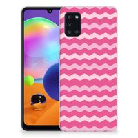 Samsung Galaxy A31 TPU bumper Waves Pink