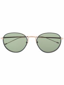 Thom Browne Eyewear lunettes de soleil à monture ronde - Noir