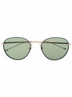 Thom Browne Eyewear lunettes de soleil à monture ronde - Noir