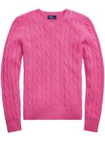 Polo Ralph Lauren pull en cachemire à tricot torsadé - Rose