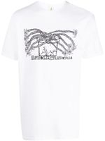 WESTFALL t-shirt en coton à imprimé graphique - Blanc