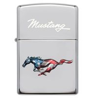 Zippo Aansteker Ford Mustang Amerikaans Paard - thumbnail