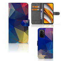 Poco F3 | Xiaomi Mi 11i Book Case Polygon Dark - thumbnail