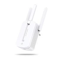 MERCUSYS Wlan Repeater N 300Mbps WiFi Extender Wireless versterker MW300RE (N300, 2 externe antenne),Wit