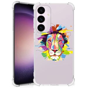 Samsung Galaxy S24 Plus Stevig Bumper Hoesje Lion Color