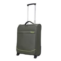 Decent Super-Light Trolley 50 olive green Zachte koffer