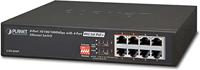 PLANET 10/100/1000 Gigabit Ethernet Switch met 4-Port 802.3af PoE Injector