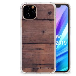 Apple iPhone 11 Pro Stevig Telefoonhoesje Old Wood