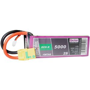 Hacker LiPo accupack 7.4 V 5000 mAh Aantal cellen: 2 20 C Softcase XT90