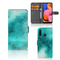 Hoesje Samsung Galaxy A20s Painting Blue - thumbnail