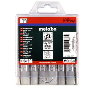 Metabo Accessoires HSS-G | Borencassette | "SP" | 7 delig - 627979000