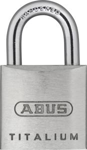 Abus Titalium 64Ti/20 hangslot 20 x 3,5 mm zilver