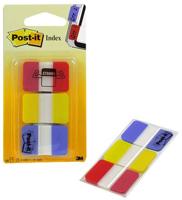 Indextabs 3M Post-it 686 25.4x38.1mm strong assorti | 6 stuks