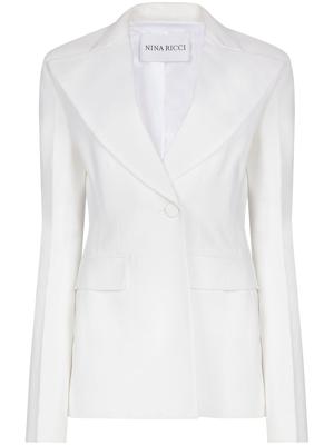 Nina Ricci Blazer met dubbele rij knopen - Wit
