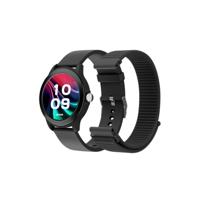 SPC Smartee Duo Vivo 2 Smartwatch met 1,32 inch ronde AMOLED wijzerplaat, bluetooth oproepen, 2 armbanden, 100 sporten, IP68, 8 dagen batterijduur, app-bediening, Android/iOS, zwart