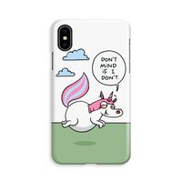 Unicorn: iPhone X Volledig Geprint Hoesje