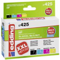 Edding Inktcartridge vervangt HP 920, 920XL Compatibel Combipack Zwart, Cyaan, Magenta, Geel 18-425 - thumbnail