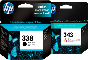 HP 338/343 Cartridge Combo Pack