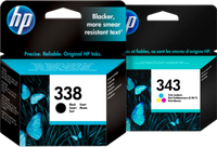 HP 338/343 Cartridge Combo Pack