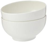 Villeroy & Boch For Me Dinnenset, hoogwaardig servies van porselein in wit voor elke gelegenheid, 2-delig Voor 4 personen.