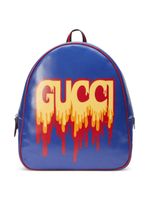 Gucci Kids sac à dos à logo imprimé - Bleu - thumbnail