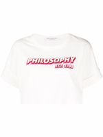 Philosophy Di Lorenzo Serafini t-shirt à logo imprimé - Blanc