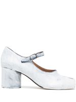 Maison Margiela escarpins Mary Jane Tabi 80 mm - Bleu - thumbnail