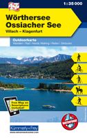 Wandelkaart 17 Outdoorkarte AT Wörthersee - Ossiacher See | Kümmerly & - thumbnail