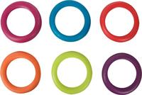 Flamingo 70280900 rubberen speelgoedring assortiment, 15 cm