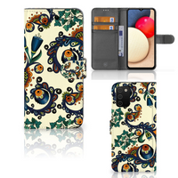 Wallet Case Samsung Galaxy A03s Barok Flower - thumbnail