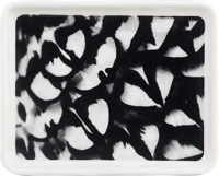 Schaaltje 14x12cm Puntige veer