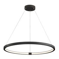 SLV Led hanglamp One 80 Ø 80cm dimbaar zwart 1002911 - thumbnail