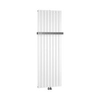 Designradiator Sapho Colonna Recht Middenaansluiting 60.2x180 cm 1205W Wit Sapho