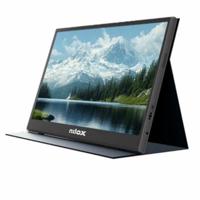 Nilox NXMP15FHD11 Monitor, 39,6 cm (15,6 inch), FHD, draagbaar display, type-C en mini-HDMI-aansluitingen, blauw lichtreductie