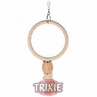 Trixie Katoenen ring met houten bol 24 cm
